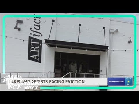 Lakeland artists facing eviction from city property after organization falls behind on rent