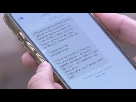 Scammers use US Postal Service text messages to steal sensitive information
