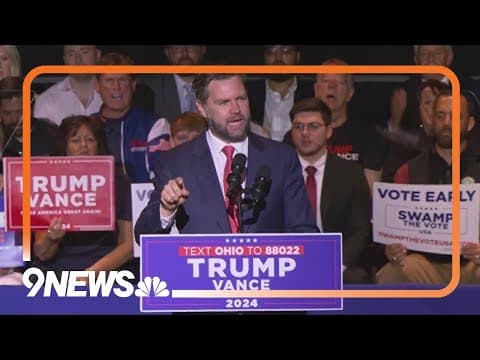 J.D. Vance hosts first solo rally in Ohio
