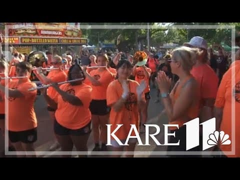 Farmington High School band stops by KARE Barn