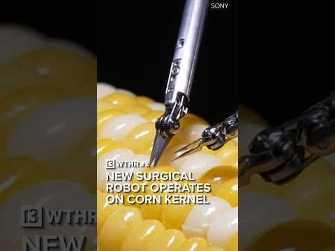 New surgical robot operates on corn kernel