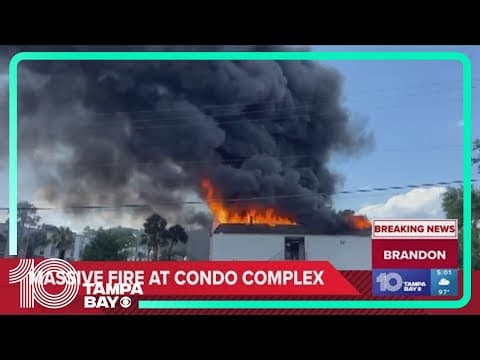Fire destroys 16 units at condo complex in Brandon