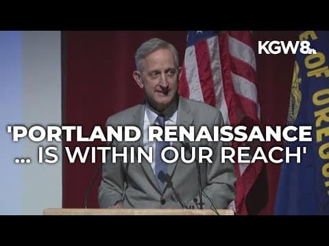 Portland Mayor Keith Wilson gives first 'State of the City' address