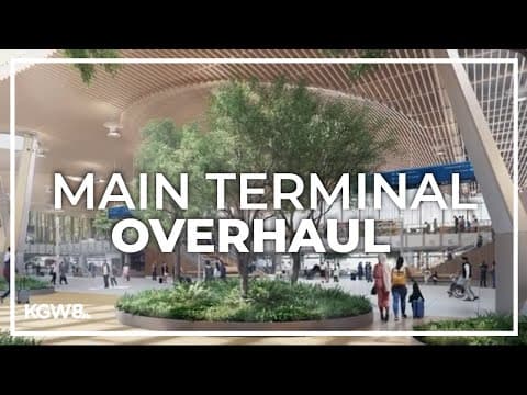 PDX's new main terminal to open August 2024