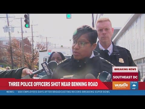 3 police officers shot serving animal cruelty warrant in DC, sparking barricade situation
