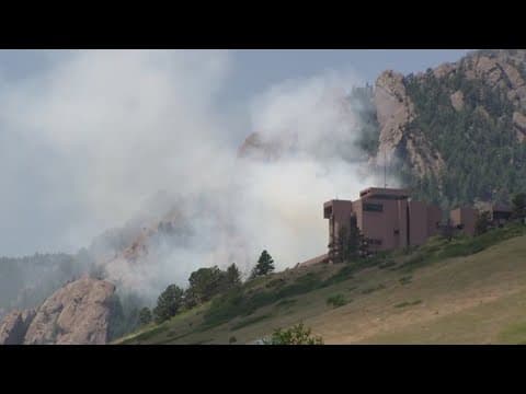 Crews working Dinosaur Fire in Boulder County