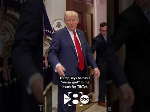 Trump says he has a “warm spot” in his heart for TikTok