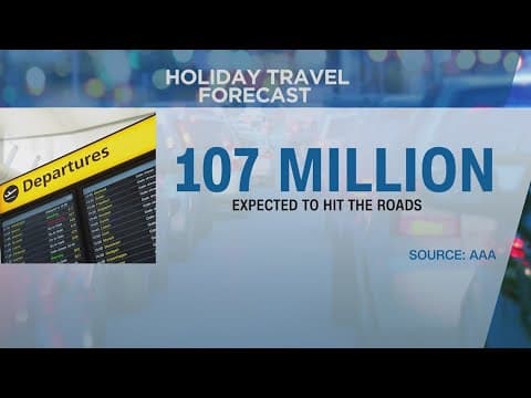 AAA says Americans can expect more busy holiday travel