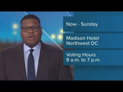 DC Republican Presidential Primary happening now