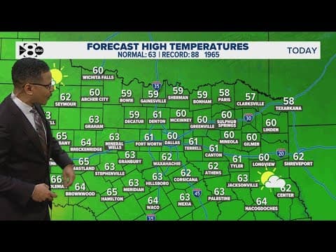 DFW Weather: Cold front moves into North Texas ahead of Thanksgiving