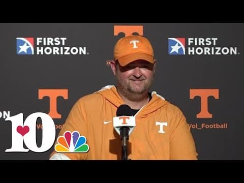 UT head coach Josh Heupel speaks on week 4 of preseason practice