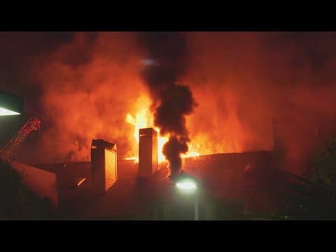 Dozens displaced after fire tears through Houston apartment complex