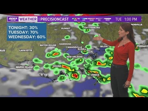 Steamy heat and scattered storms