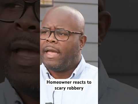 Man says he was inside when construction workers got robbed in his front yard #crime