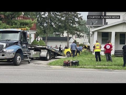 Infant dies after man who abducted her crashes car into house while fleeing police