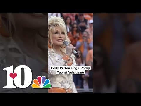 Dolly Parton sings ‘Rocky Top’ at Vols game