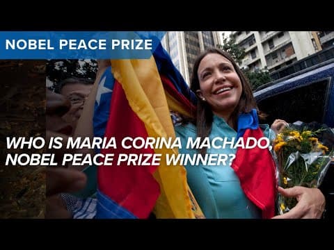 Who is Maria Corina Machado? What to know about the Nobel Peace Prize winner, reactions