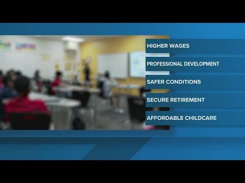 Texas teachers want to make sure lawmakers don't forget about them in the next legislative session