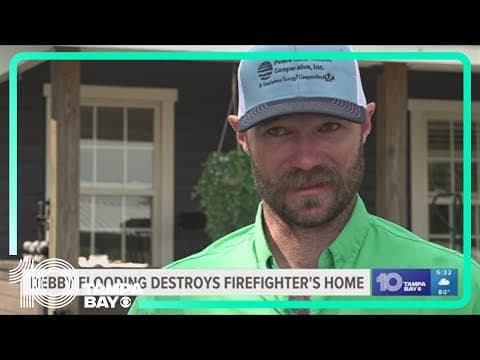 Parrish fire lieutenant's home flooded while he worked to help others during Debby