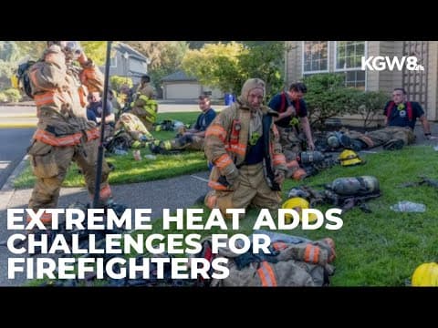 Extreme heat makes weekend fire fights more dangerous for metro area fire crews