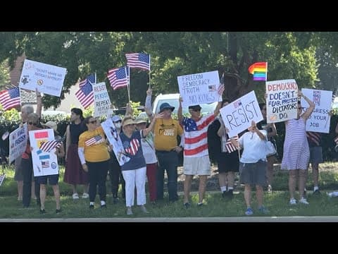 'No Kings' protests across North Texas: A look at the rallies in North Texas