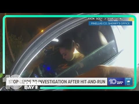 Body camera footage shows officer stopping woman later arrested in deadly hit-and-run