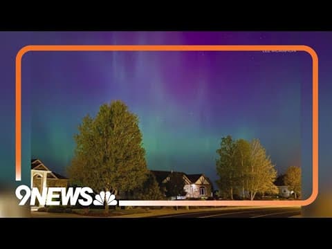 Northern lights dazzle over Colorado