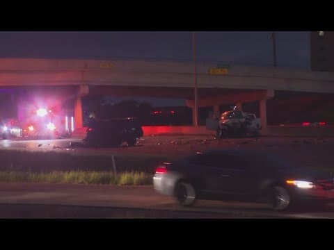 Head-on collision closes all eastbound lanes of 114 near DFW Airport