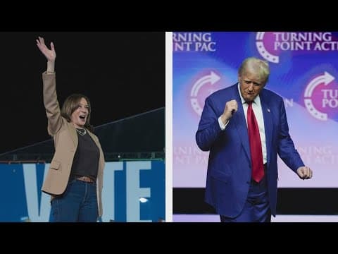 Polls show close race between Harris, Trump for president
