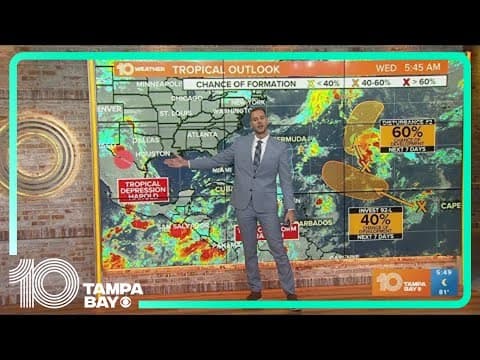 Tracking the Tropics: Keeping an eye on Tropical Storms Franklin & Harold | Aug. 23, 2023