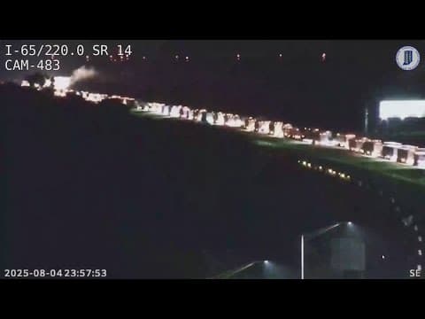 1 killed in crash involving 3 semi trucks near Fair Oaks Farms in northwestern Indiana