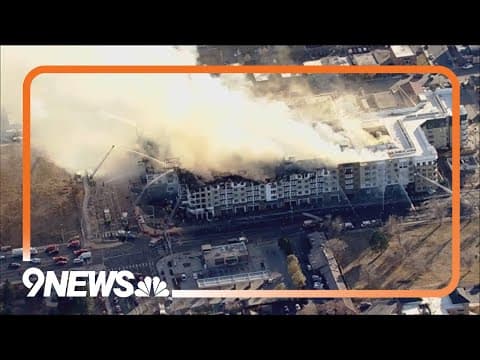 Large fire in Aurora expected to close major intersection for days