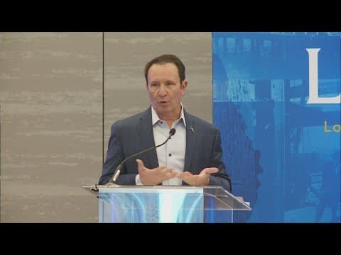Governor Jeff Landry addresses Congress on Louisiana's infrastructure challenges