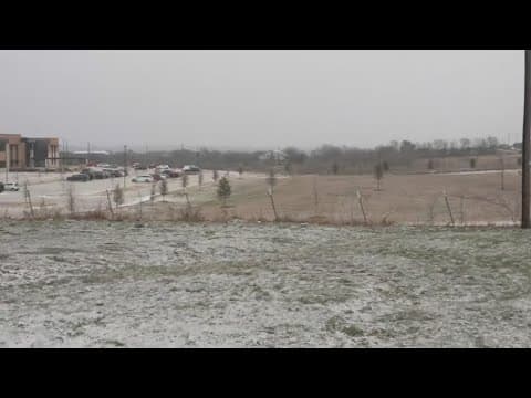 Parker County sees flurries of snow early Wednesday