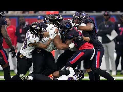 Texans pummeled 31-2 by Ravens at home on Christmas Day