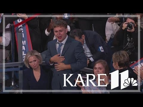 ‘That’s my dad' | Gus Walz reacts to Gov. Tim Walz's DNC speech
