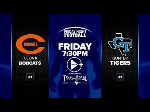 FRIDAY NIGHT FOOTBALL: #1 Celina vs. #1 Gunter Preview