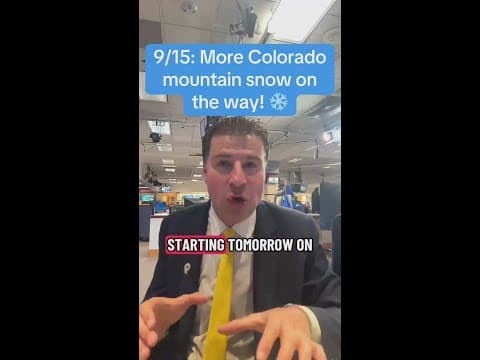 More Colorado mountain snow on the way! ❄️