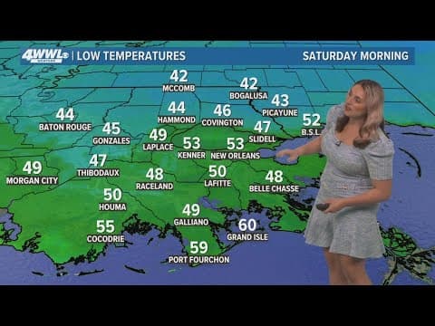 New Orleans 10pm Weather: Warm weekend ahead