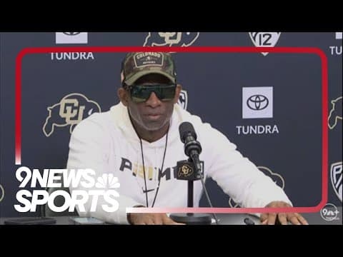 Deion Sanders speaks to media as rumors circulate about Texas A&M job