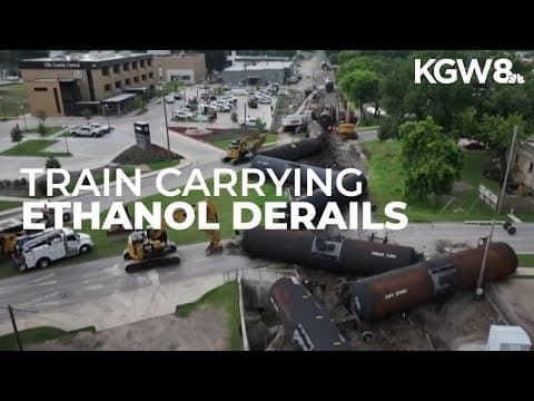 Train carrying ethanol derails in Texas; 16 cars jump tracks