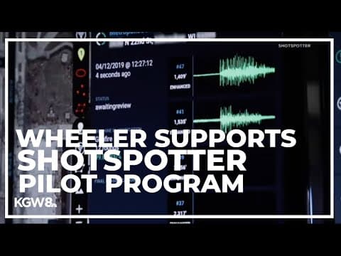 Portland mayor approves pilot program for ShotSpotter gun detection tech