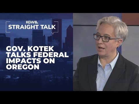 Oregon Governor criticizes 'erratic' Trump administration policies, warns of Medicaid impacts