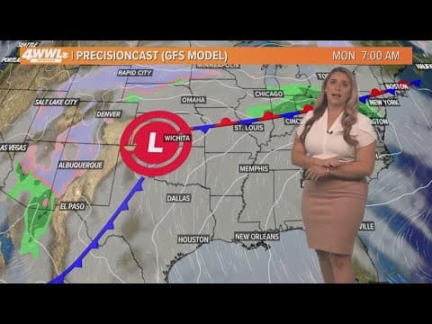 New Orleans Weather: Very warm Easter Sunday, few showers possible on Tuesday