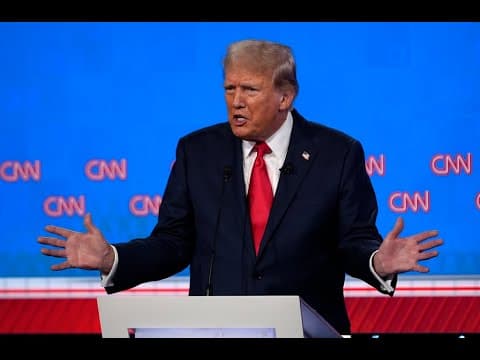 Trump claims Russia never would have invaded Ukraine if he was president | 2024 Presidential Debate