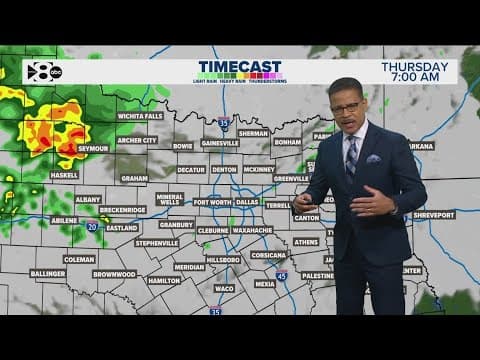 DFW Weather: Storms move out of North Texas, more rain is on the way