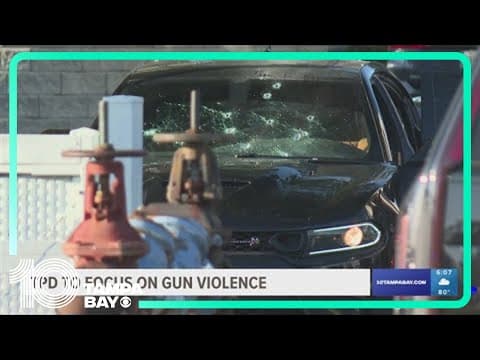 Tampa police to focus on gun violence after recent shootings