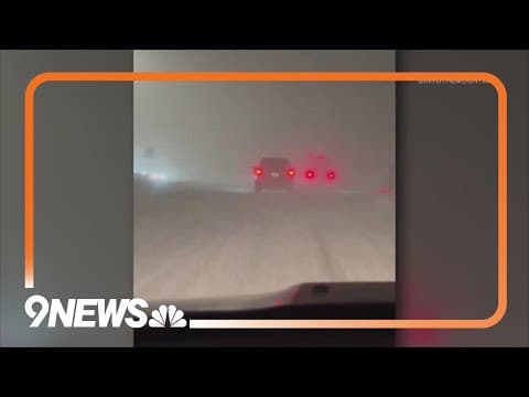 Weekend snow caused travel issues in Colorado's mountains