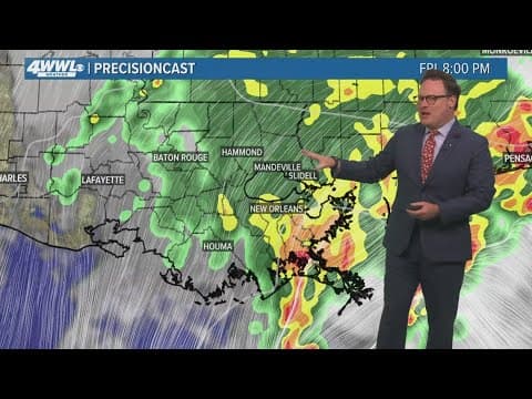 New Orleans Weather: A drier Thursday before more rain Friday
