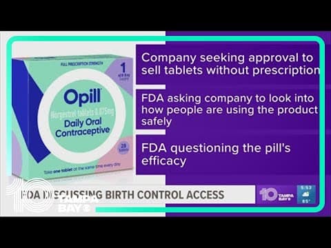 FDA weighing 1st over-the-counter birth control pill